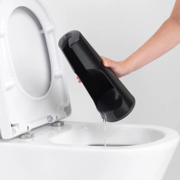 Brabantia Toilet Brush with Holder Matt Black - Image 4